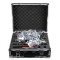 2 in 1 Lishi Locksmith Kit Including 77 pcs (31 pcs Veritcal Milling, 45 pcs Flat Milling, 1 pcs Cutter, Carry Box)