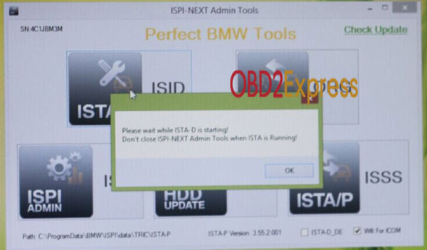 WIFI BMW ICOM A2 B C diagnose programming tool 