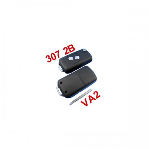 Remote Key Shell 2 Button VA2 for Citroen ( 307 without groove) 5pcs/lot