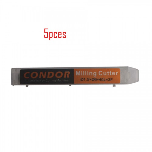 5pcs 1.5mm Milling Cutter for Xhorse CONDOR XC-Mini Plus/ Condor XC-002/ Dolphin XP005 Key Cutting Machine 5pcs/lot