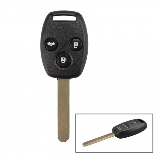 RemoteKey 3 Button and Chip Separate ID:8E (433 MHZ) for 2005-2007 Honda Fit ACCORD FIT CIVIC ODYSSEY