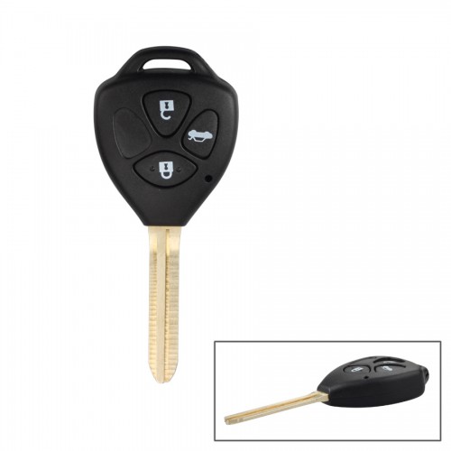 Remote Key Shell 3 Button for Toyota With Sticker 5pcs/lot
