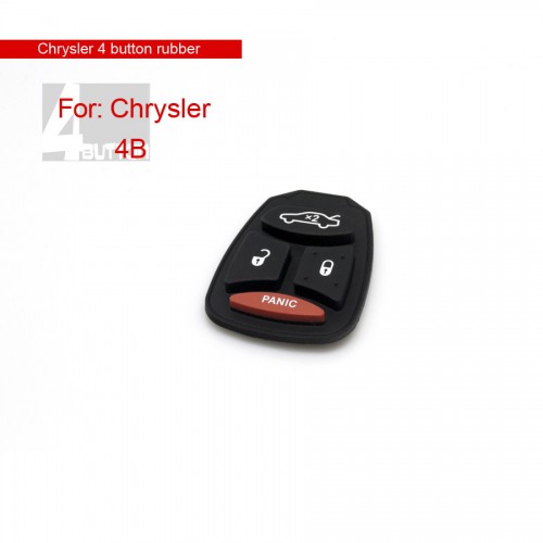 4 Button Remote Key Rubber (Big Button) for Chrysler 5pcs/lot
