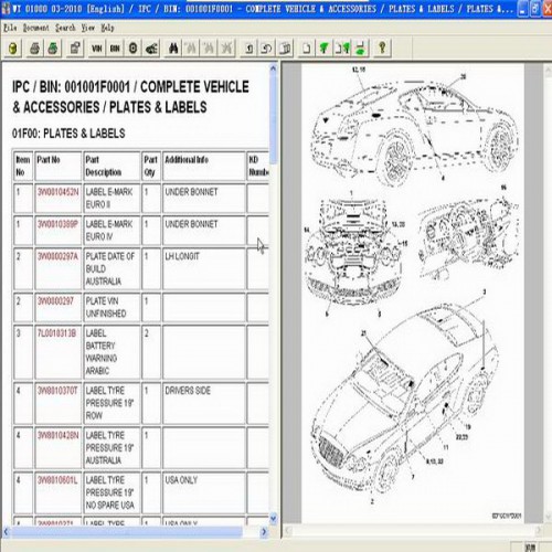 Repair Workshop Service Manual EPC ASSIST IETIS 2010 for Bentley send by CD