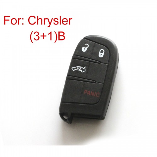Remote Key Shell 3+1 Button 3rd Type for Chrysler