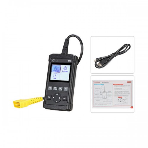 Launch CReader 519 OBD2 Code Reader Read Vehicle Information Diagnostic Tools Free Shipping