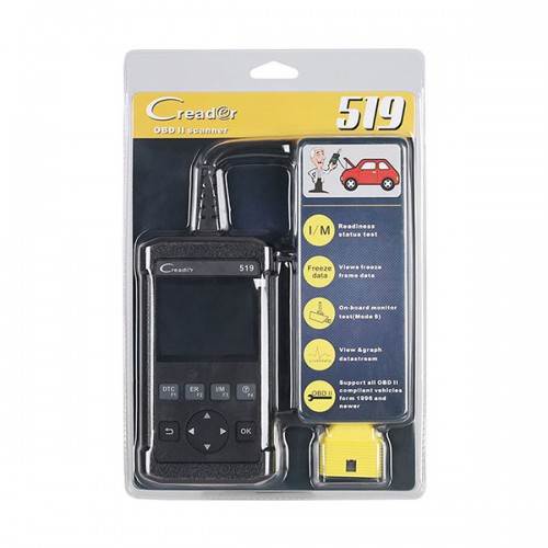Launch CReader 519 OBD2 Code Reader Read Vehicle Information Diagnostic Tools Free Shipping