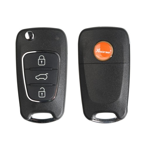 XHORSE XKHY02EN  Wired Remote Key for HYUNDAI Flip 3 Buttons Remotes for VVDI Key Tool 5pcs/ lot