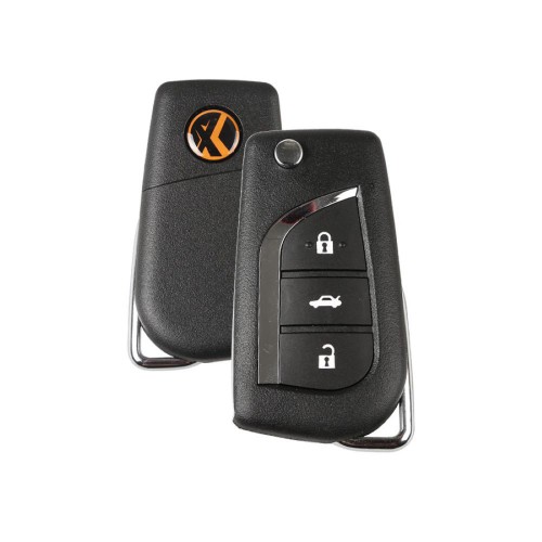 XHORSE XKTO00EN VVDI2 Toyota Type Wired Universal Remote Key 3 Buttons English Version 5pcs/ lot