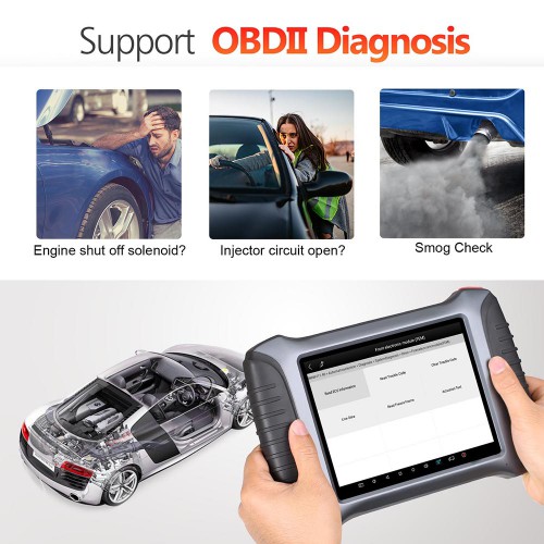 XTOOL A80 Pro OBD2 Car Diagnostic Tool Support BMW & Mercedes Benz ECU Coding/Programming Free Update Online