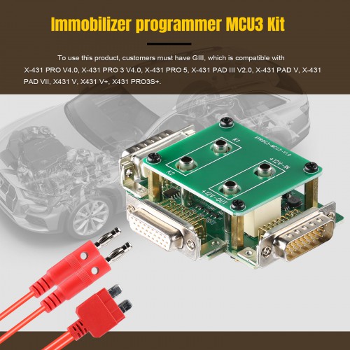 Launch X431 IMMO Programmer MCU3 Adapter Board Kit for Launch X431 XPROG3 Work on Mercedes Benz All Keys Lost and ECU TCU Reading