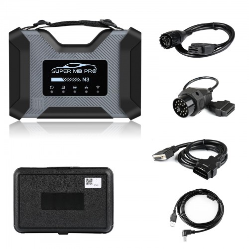 SUPER MB PRO N3 (BMW A3) BMW Diagnostic Tool Support WIFI With V2022.12 Latest BMW Software HDD & All Cable and Carrying Case