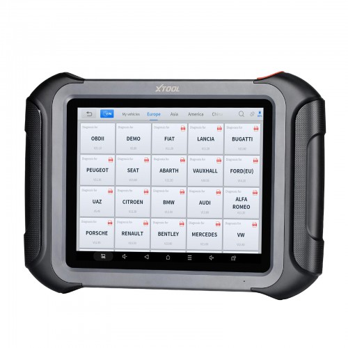 XTOOL D9 Automotive Scan Tool Topology Map Bi-Directional Control ECU Coding Full Diagnostics & 42+ Reset Services