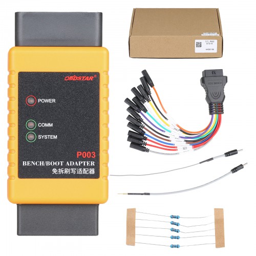 OBDSTAR DC706 ECU Tool Full Version With P003 Adapter Kit for Car and Motorcycle ECM TCM BODY Clone by OBD or BENCH