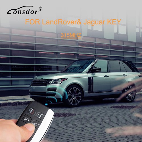 5pcs Lonsdor Smart Key for 2015-2018 Land Rover & Jaguar JLR 433MHZ/ 315MHZ 5 Buttons Key