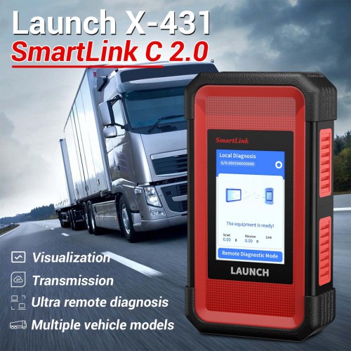 Launch X431 SmartLink C 2.0 Heavy-duty Truck Module Standard Configuration for X-431 PRO5, PRO3S, X431 V+, Pro3, PAD 3