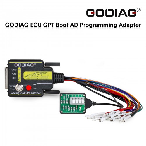 GODIAG ECU GPT Boot AD Programming Adapter ECU Connector for ECU Reading Writing No Need Disassembly Compatible with J2534/Openport/PCMFlash/foxFlash