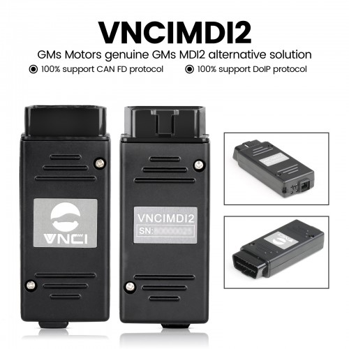 2024 VNCI MDI2 GM Diagnostic Tool Support CAN FD & DoIP Protocol Compatible with TLC, GDS2, DPS, Tech2win Offline Software Replace GM MDI2/ GM Tech2