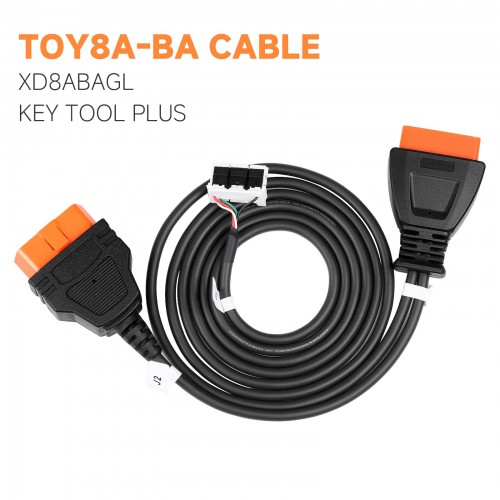 Xhorse VVDI Toyota TOY-BA Cable KD8ABAGL All Key Lost Cable Work with VVDI Key Tool Plus, Key Tool Max Pro, Xhorse Mini OBD Tool