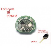 Remote Board Key 3 Buttons 315MHZ for Toyota (dark leg board)