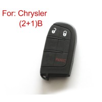 Remote Key Shell 2+1 Button 2nd Type for Chrysler