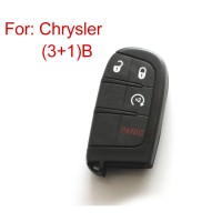 Remote Key Shell 3+1 Button 2nd Type for Chrysler
