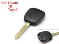 Toyota remote key shell side face 1 buttins easy to cut copper without logo TOY43 10pcs/lot