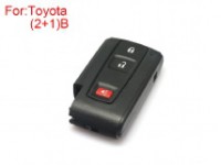 2+1 Buttons remote key shell for Toyota prius