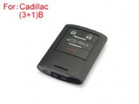 3+1 buttons remote key shell for Cadillac