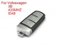3 buttons 433MHZ.ID48 smart remote key for Volkswagen Magotan CC (After market)