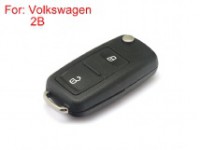2 buttons remote key shell for Volkswagen Touareg with waterproof HU66 10pcs / lot