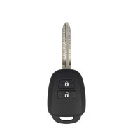 5Pcs XHORSE XKTO07EN Toyota Style Flat 2 Buttons Wired Universal Remote Key for VVDI VVDI2 Key Tool English Version
