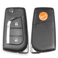 XHORSE XKTO01EN Universal Remote Key for Toyota 2 Buttons for VVDI Key Tool, VVDI2 (English Version) 5pcs/ lot
