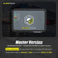 Original ALIENTECH KESS3 Master Truck OBD + Truck BOOT BENCH Protocols Activation