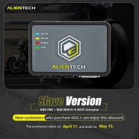 Original ALIENTECH KESS3 Slave Bike OBD + Bike BOOT BENCH Protocols Activation