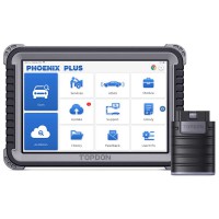 2024 TOPDON Phoenix Plus Bidirectional Diagnostic Scanner, Topology Map, OEM Full System, IMMO, 41+ Service, ECU Coding, VAG Guided, FCA AutoAuth