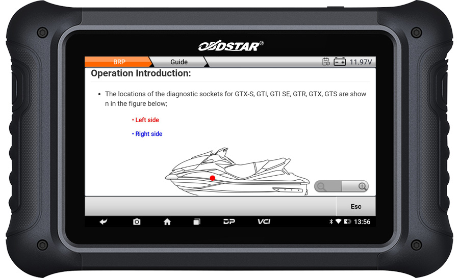 OBDSTAR MK70 Interface Display-15