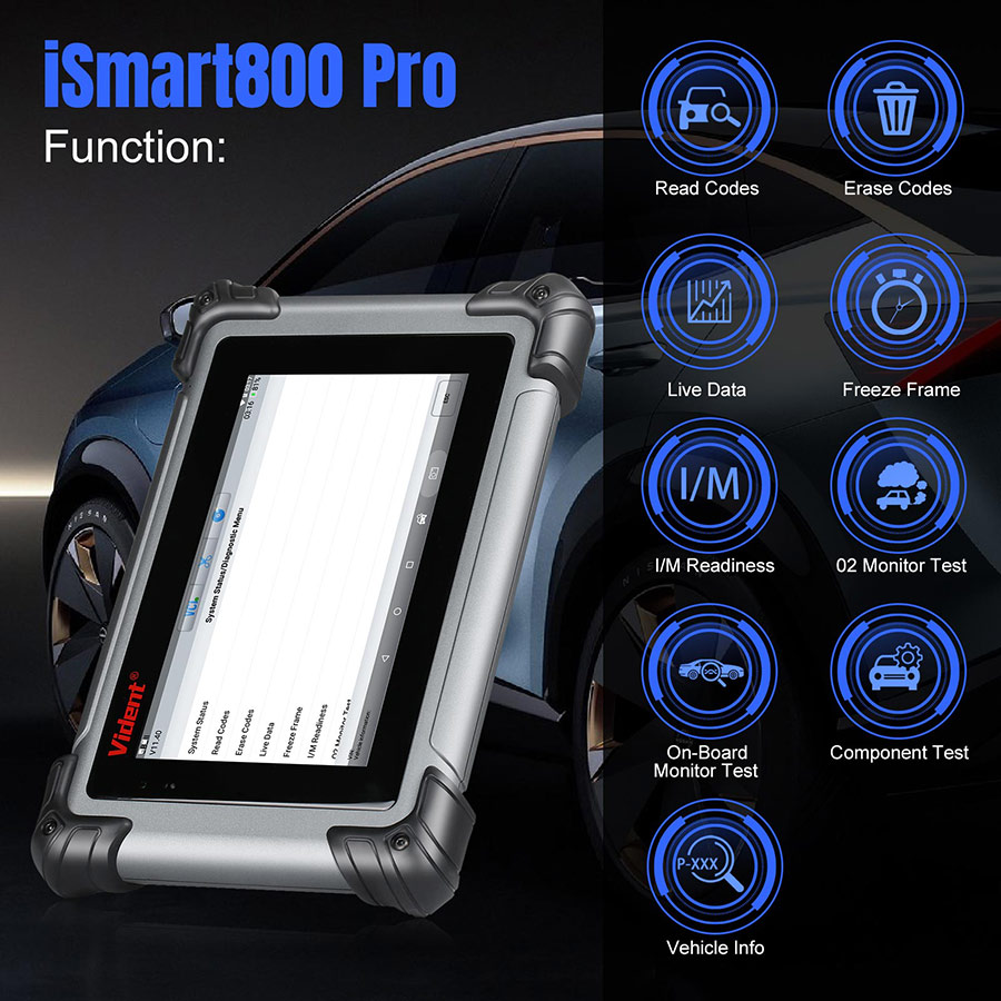 Vident iSmart800 Pro Automotive Diagnostic Scanner-4