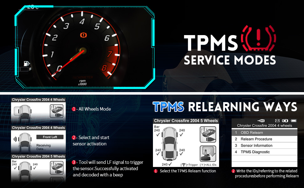Autel MaxiTPMS TS508WF Advanced TPMS Tool-4