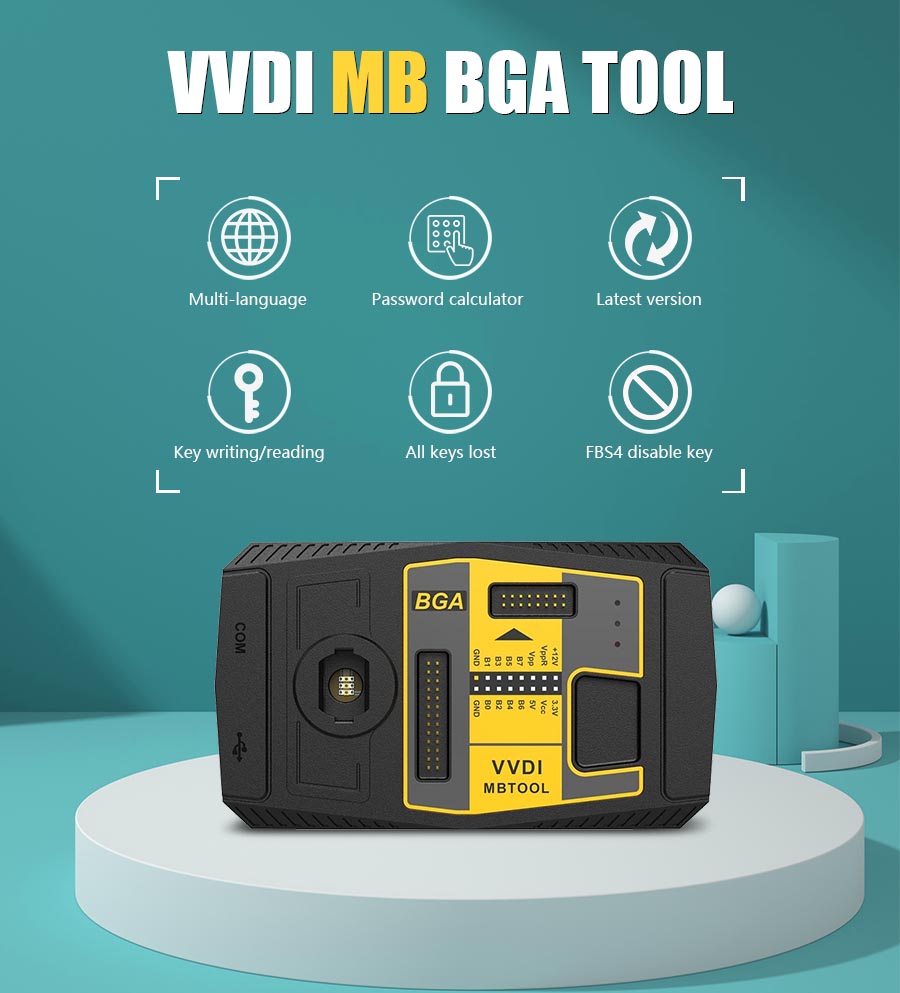 Xhorse VVDI MB Tool with 1 Year Unlimited Tokens