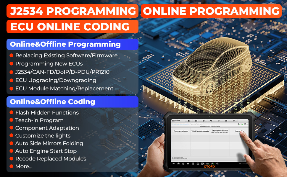 otofix evoscan ultra j2534 programming ecu coding 
