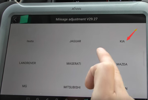 Xtool A80 H6 Pro Odometer Correction For Kia Sportage Via OBDII   8