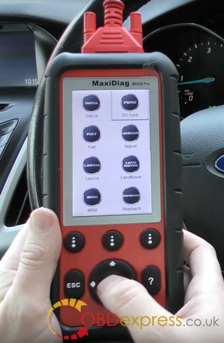 Autel MD808 Pro ABS Reset For Ford Focus 3