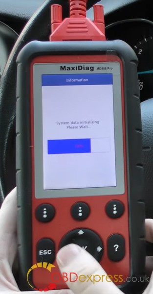 Autel MD808 Pro ABS Reset For Ford Focus11