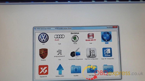 a photo of BMW CAS4 CAS4  KM Reset on bench with Xhorse VVDI22
