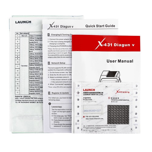 LAUNCH X431 Diagun V Powerful Diagnotist Tool FULL Version With 2 Years Free Update