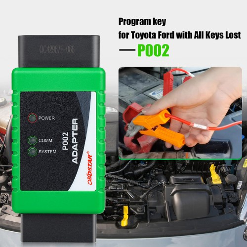 OBDSTAR P002 Adapter Full Package with TOYOTA 8A Cable + Ford All Key Lost Cable+ Work with X300 DP Plus/ X300 Pro4
