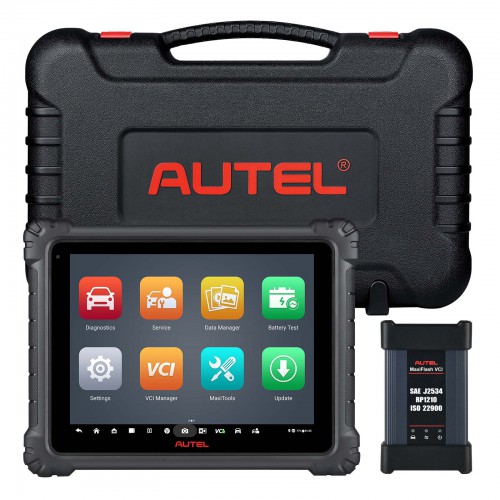 Autel MaxiCOM Ultra Lite Scanner 2024 Top Intelligent Diagnostic, Topology Map 2.0, J2534 ECU Programming/Coding, 40+ Service, Get Free Autel MV108S
