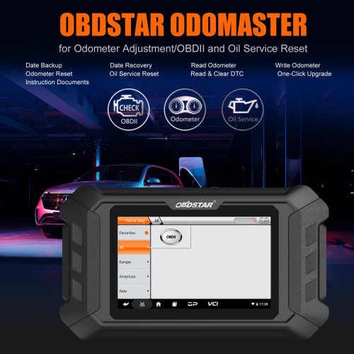 OBDSTAR Odo Master ODOMASTER Full Version for Mileage Correction Odometer Adjustment Via OBD2 and Oil Service Get Free FCA 12+8 Adapter