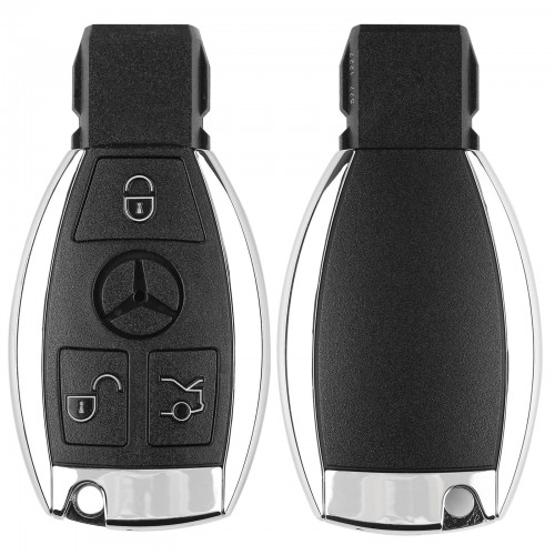 5pcs CG Mercedes Benz 08 Version Keyless Go Key 2-in-1 315MHz/433MHz With 3 Buttons Key Shell and LOGO